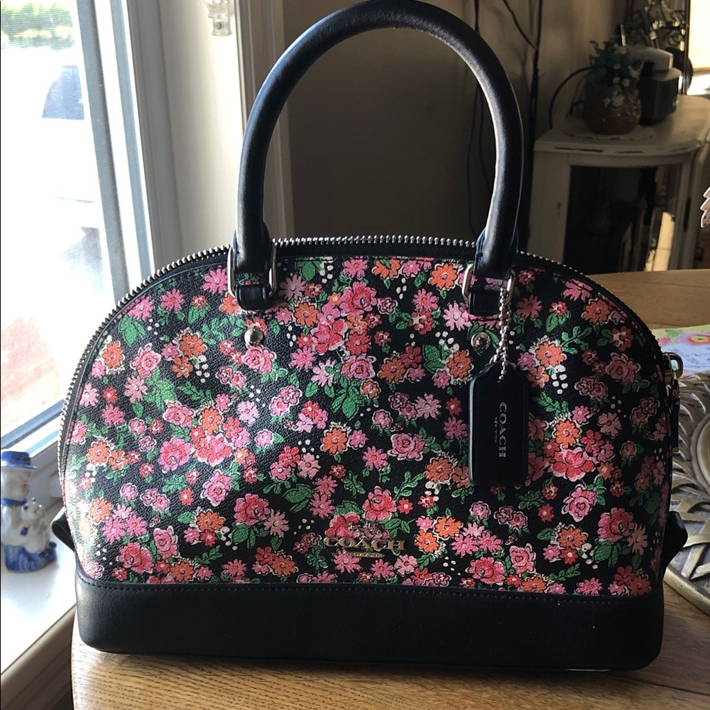 Coach Mini Sierra Posey Cluster Crossbody